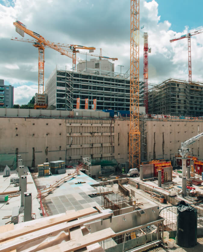 Portnoir - Appartement construction site.